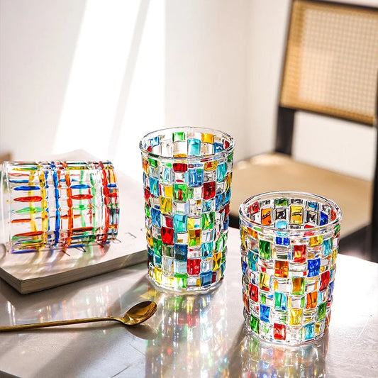 Mosaic Glass Cup
