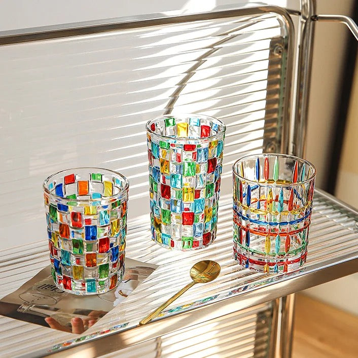 Mosaic Glass Cup